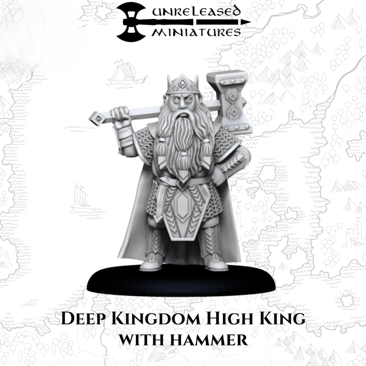 Deep Kingdom King mit Hammer